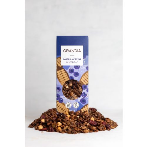 Kakaós áfonyás granola